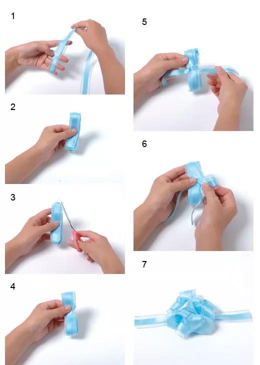 礼物包装的蝴蝶结系法大全