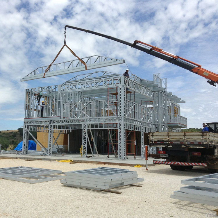 轻钢房屋骨架加工厂家 钢结构别墅轻钢龙骨 轻钢结构生产安装公司