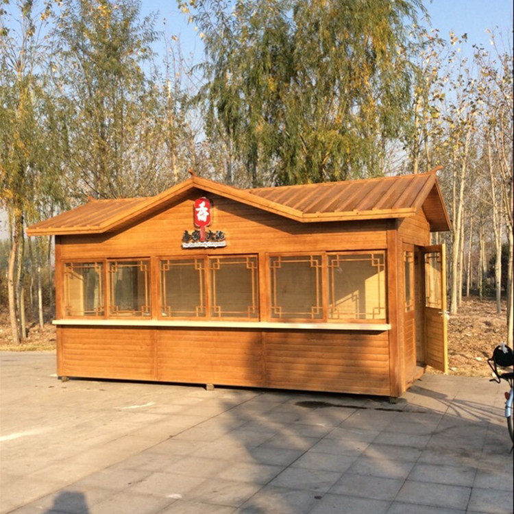 厂家供应防腐木景区售货亭 厂家定制景区木质售卖亭 成品售货亭