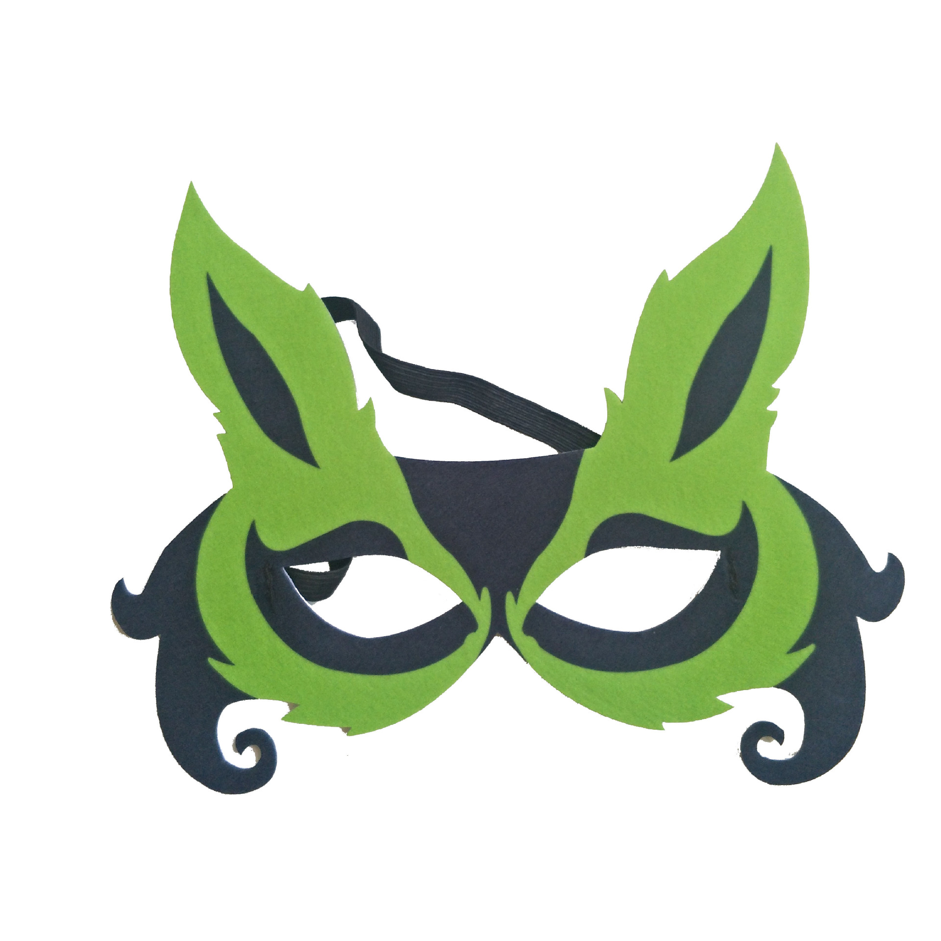 毛毡面具 圣诞节万圣节面具 毛毡眼罩各种动物卡通造型面具