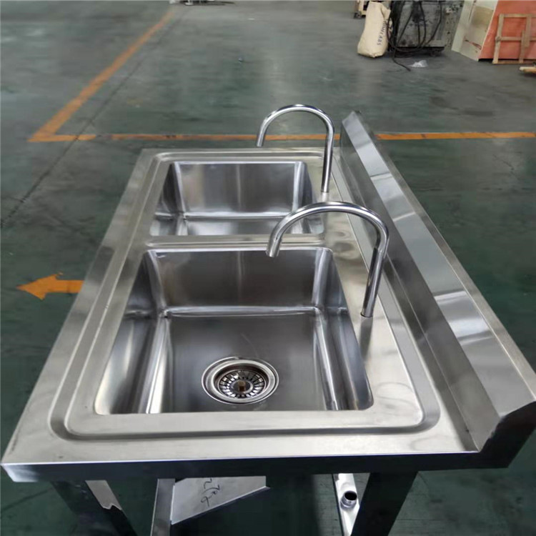 商用不锈钢水槽加工定制厨房不锈钢洗菜盆洗碗洗手消毒池