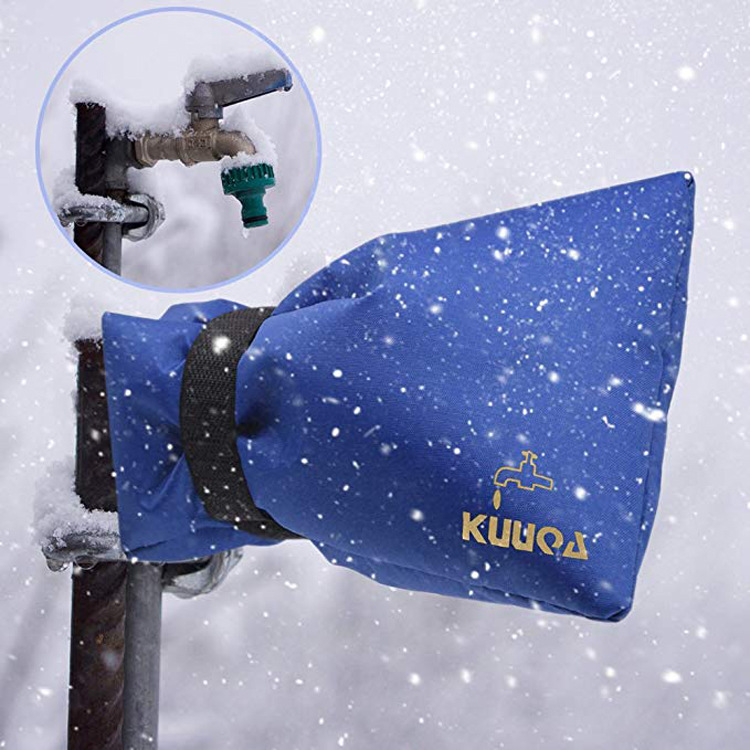 冬季户外水龙头防冻保护罩防结冰魔术贴保护罩水龙头防冻罩