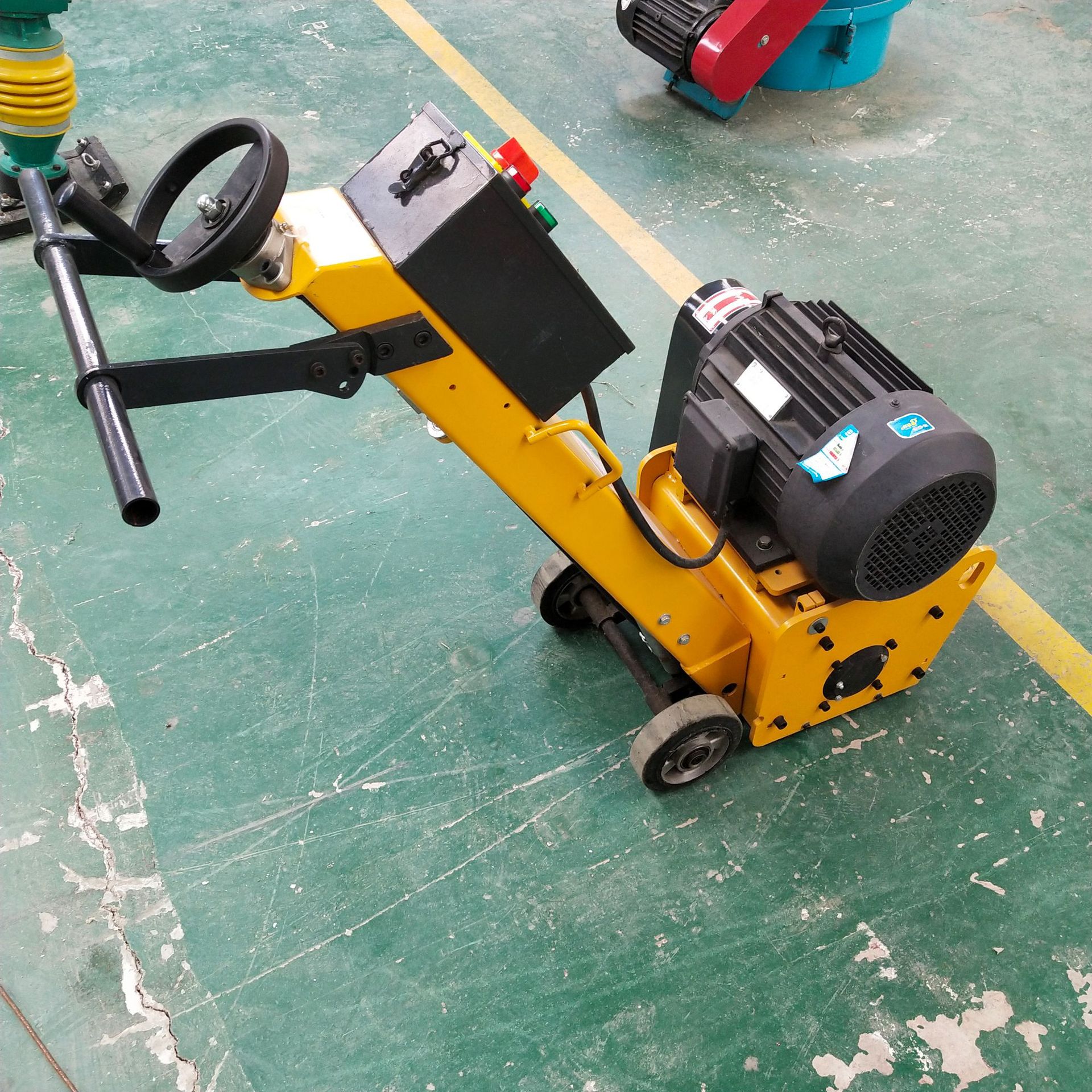 小型混凝土铣刨机规格 250型电动铣刨机 108齿刀汽油铣刨机拉毛机