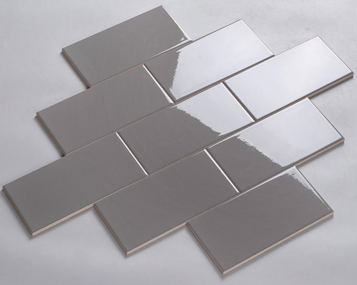 10x20新款厨房瓷砖地铁砖釉面砖地铁砖黑白卫生间瓷砖厨卫墙砖