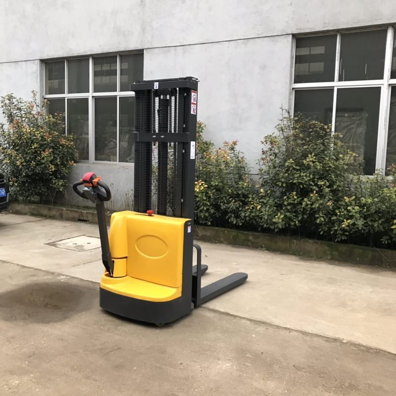 步行式全电动堆高车半电动堆高车叉车托盘对高车