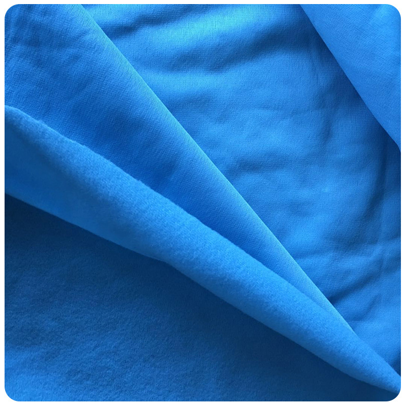 厂家供应优质植绒天鹅绒布 家纺服装鞋材用布 经编天鹅绒面料