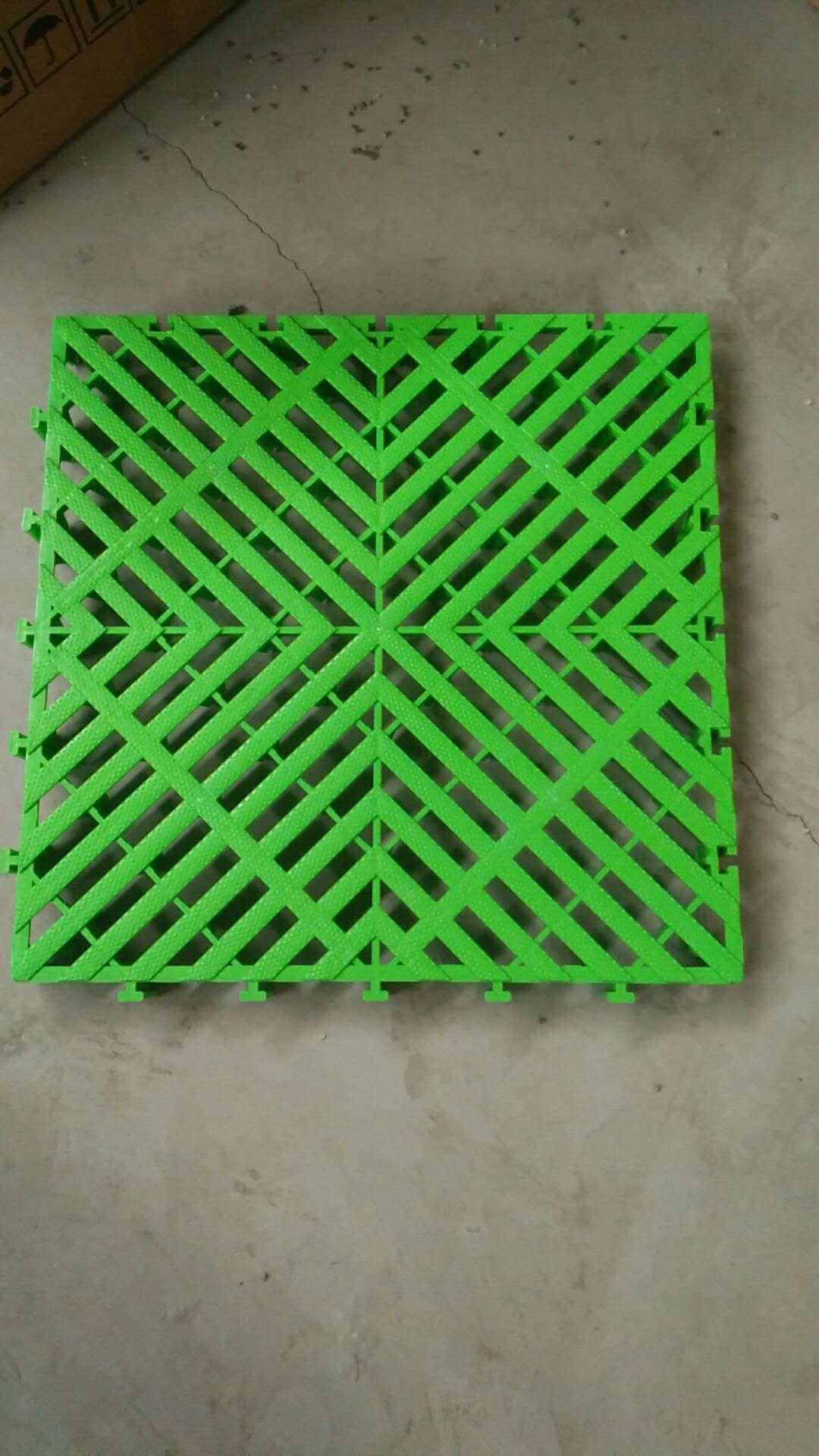 加厚免挖槽排水塑料拼接格栅洗车房地格栅超耐压排水塑料网格板