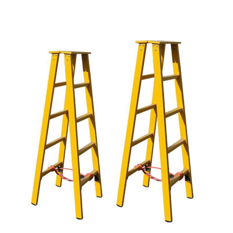 厂家批发电工施工工程绝缘人字梯玻璃钢一字梯便携加厚支持定做