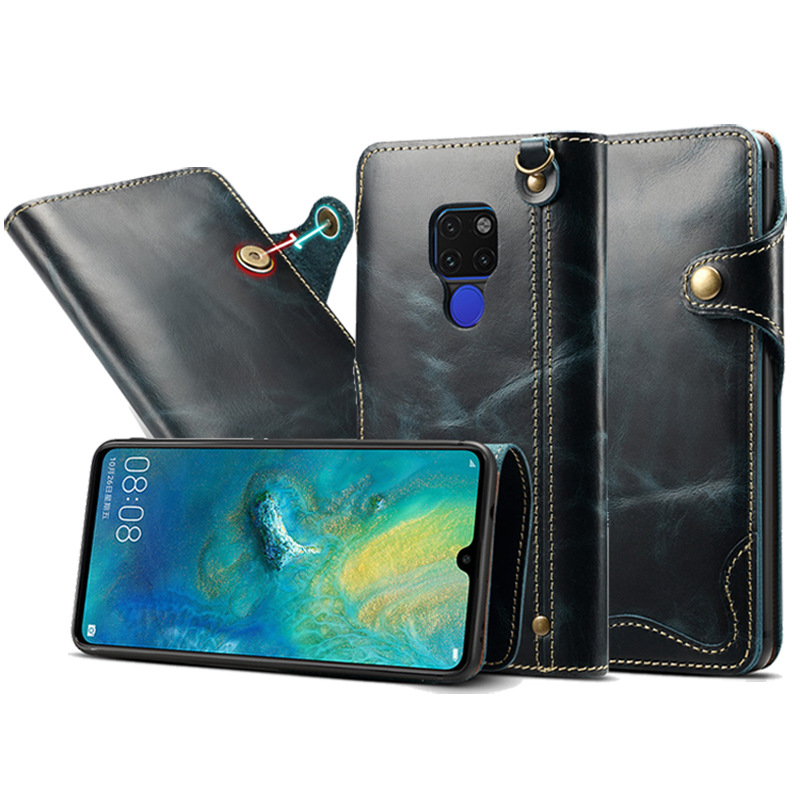 工厂定制适用华为mate20手机套钱包款手机保护套按扣款手机壳