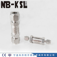 NB-KSL不锈钢316L卡套式直通过滤器5UM   不锈钢过滤器