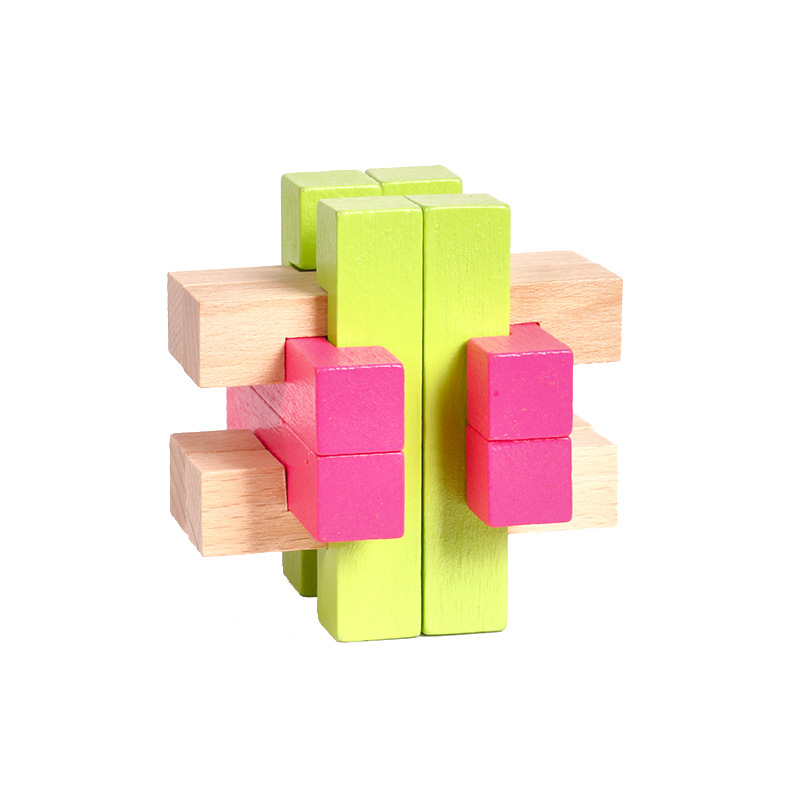 儿童早教益智孔明锁玩具鲁班球鲁班锁地摊爆款积木地推礼品减压