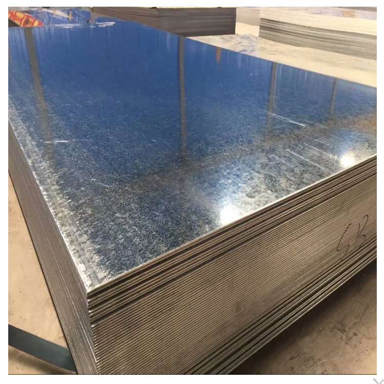 厂家批发镀锌钢板有花无花镀锌板卷分条开平折弯制作白铁皮