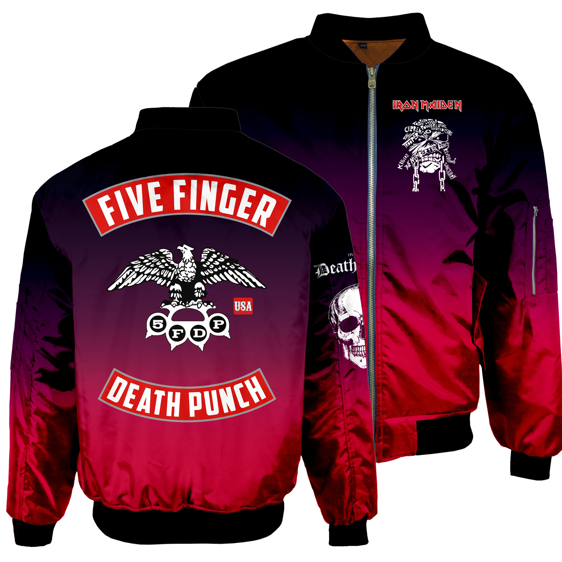 摇滚夹克外套男