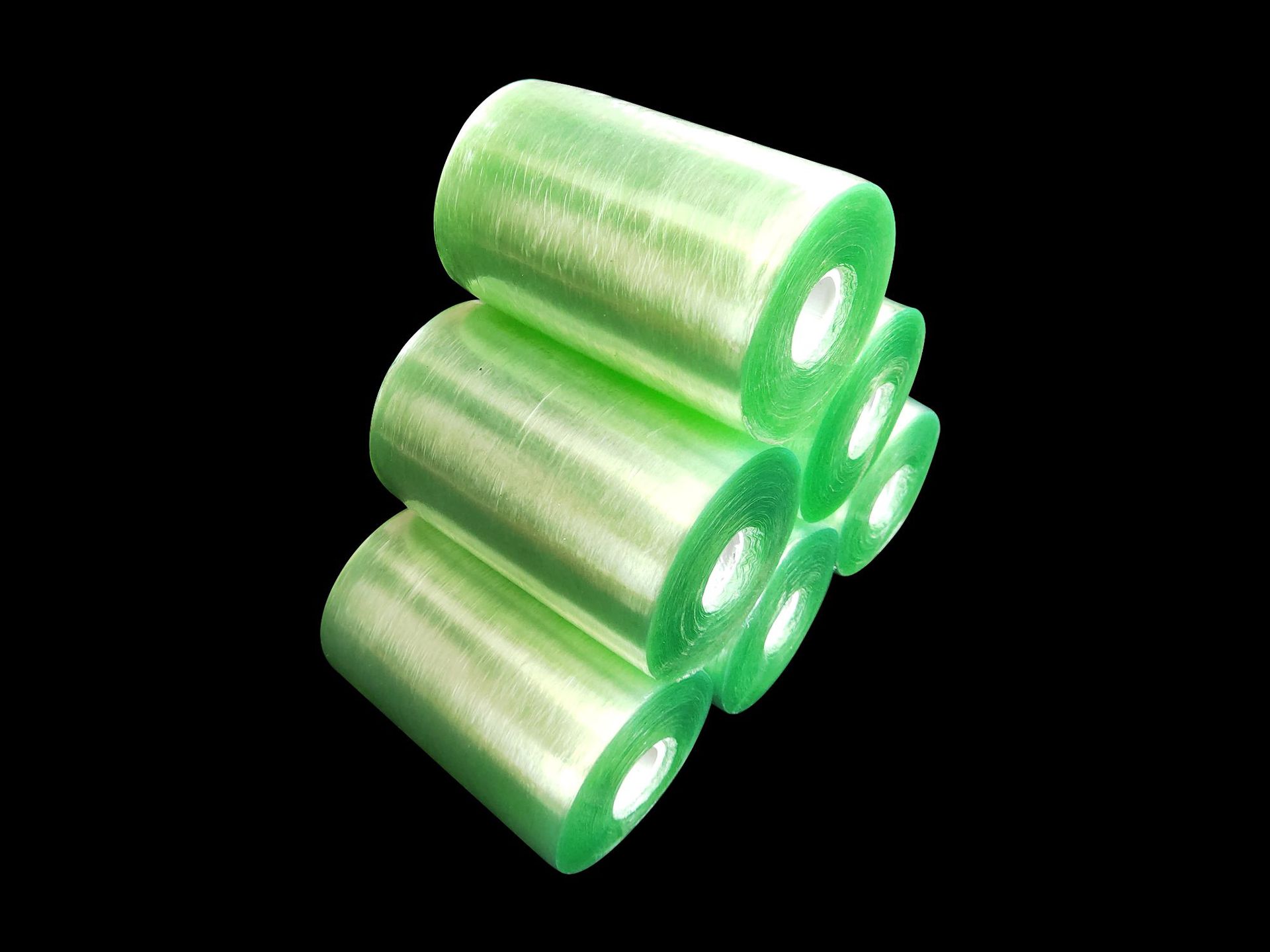 厂家直销pvc缠绕膜拉伸膜塑料包装薄膜电线电缆缠绕膜自粘缠绕膜