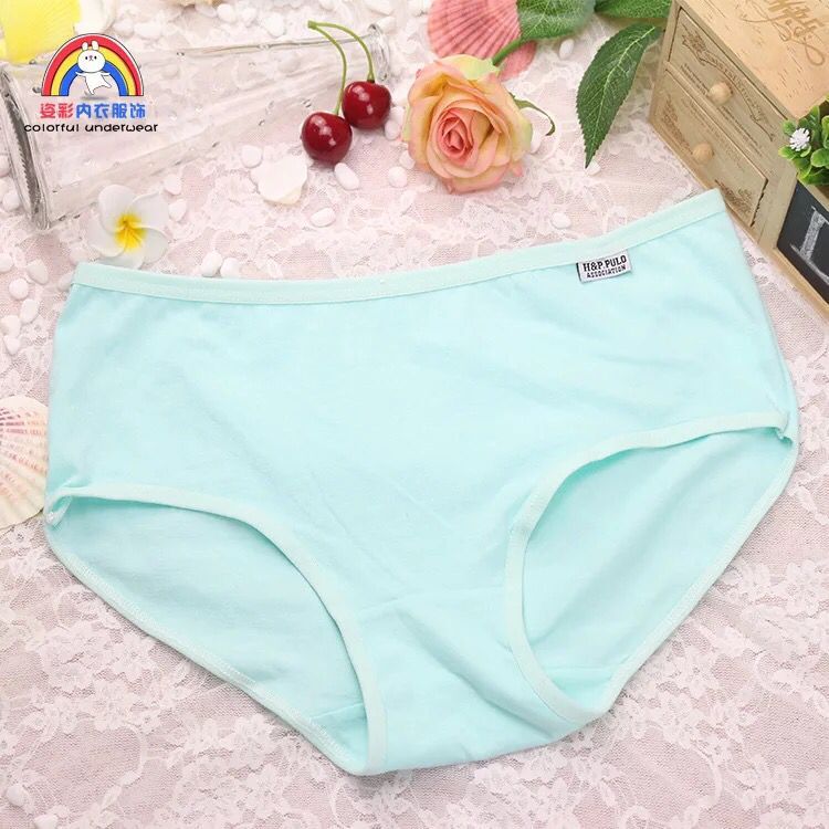 In Stock Hot Sale Fat Woman A001 Pure Cotton plus Size Panties Women's 2xl3xl4xl Underwear Girl Cotton Underwear