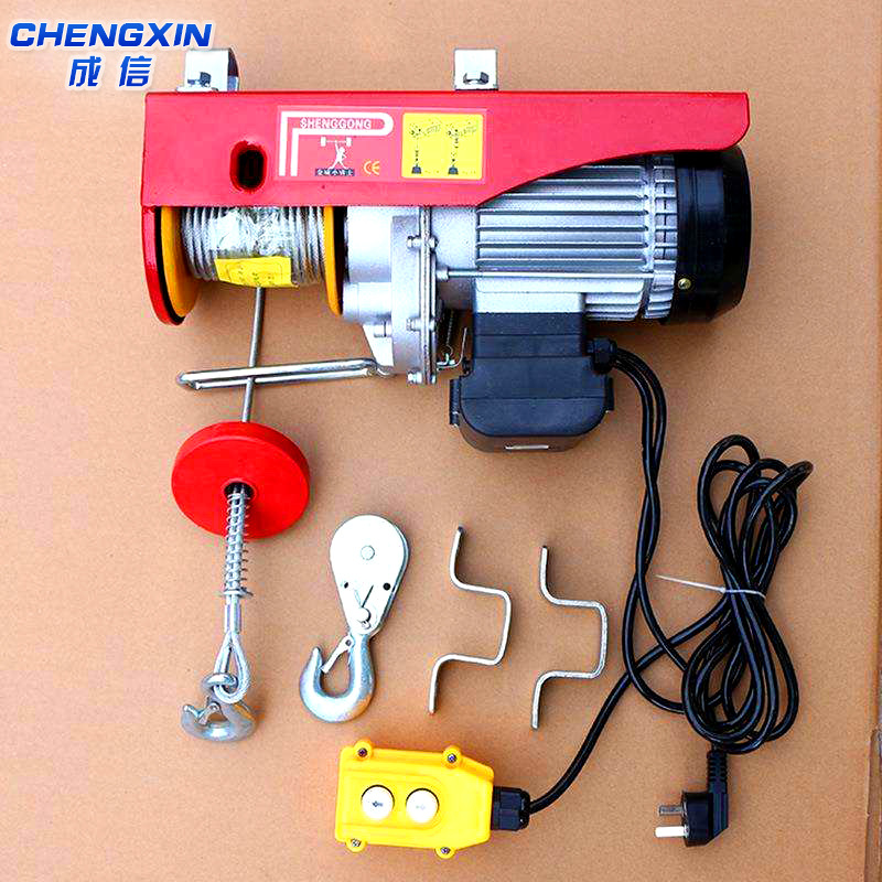 工厂直销钢丝绳电葫芦小型家用建筑电葫芦220v机微型电动葫芦