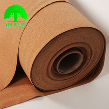 现货直销软木板卷材背胶1mm2mm软木纸自粘防滑减震保护垫