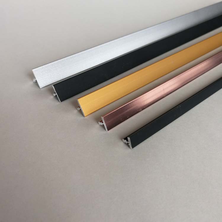 铝合金t型条 衣柜橱柜门板装饰条瓷砖丁字卡条电视背景装饰线条