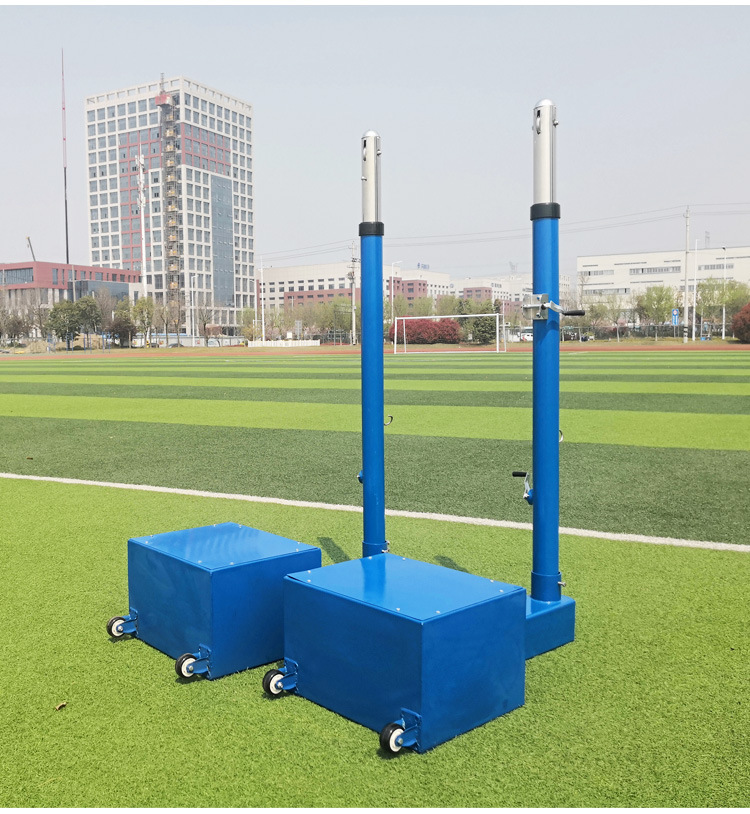 地埋手摇升降排球柱 气排球柱 排球网架 气排球架