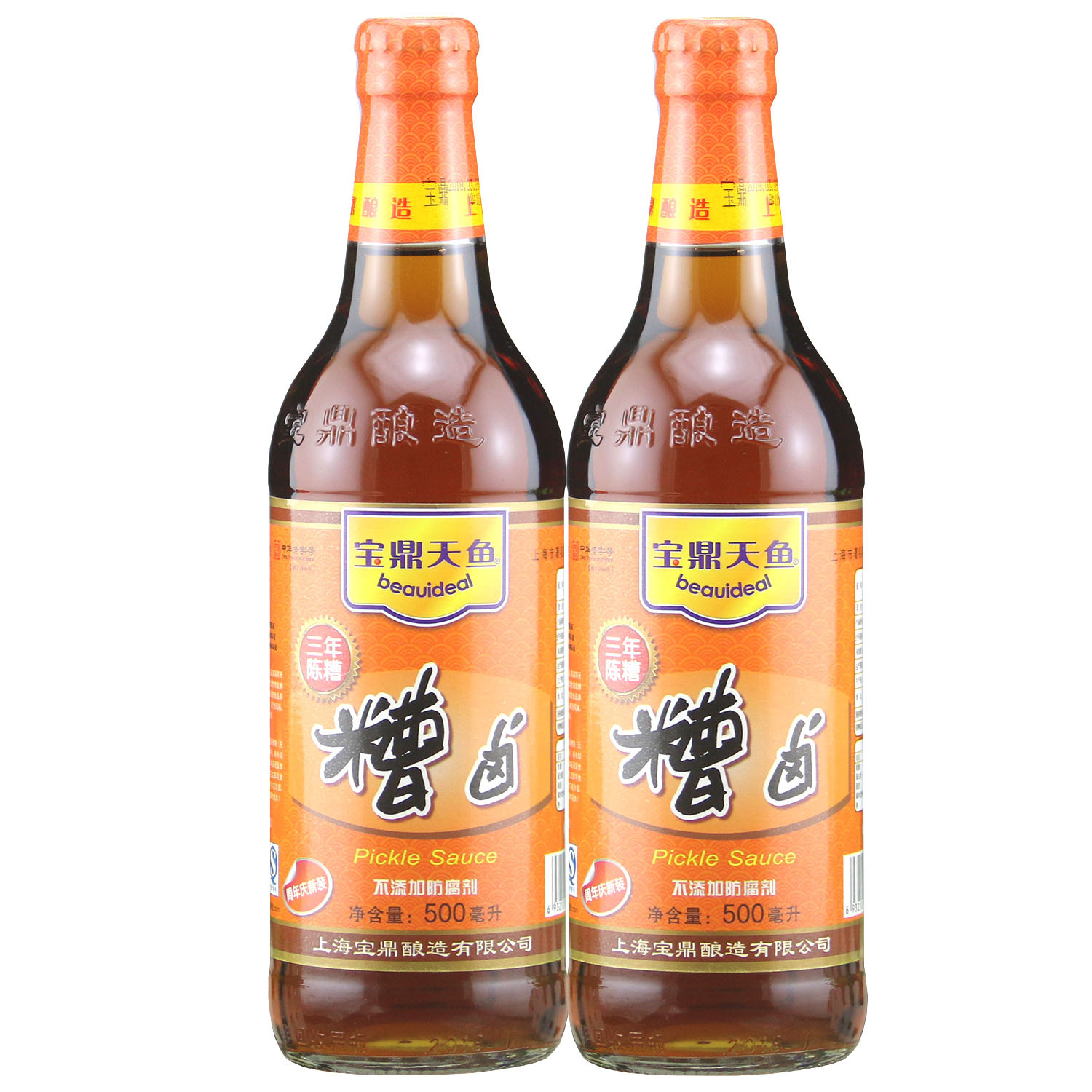 上海宝鼎天鱼牌糟卤 500ml