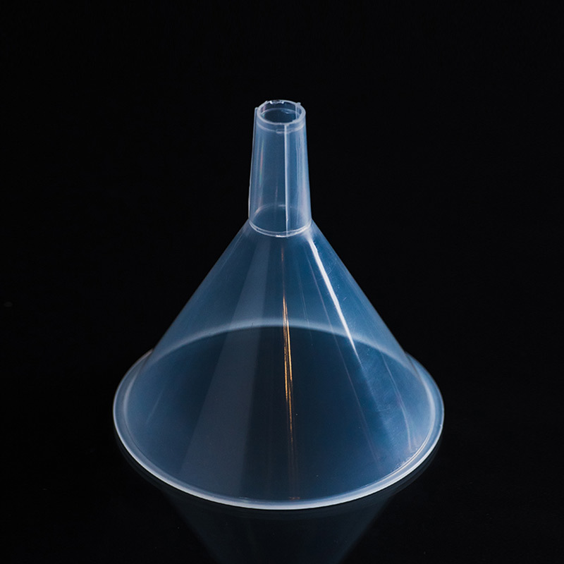 漏斗50ml塑料漏斗pp透明小漏斗分装漏斗塑料漏斗三角漏斗