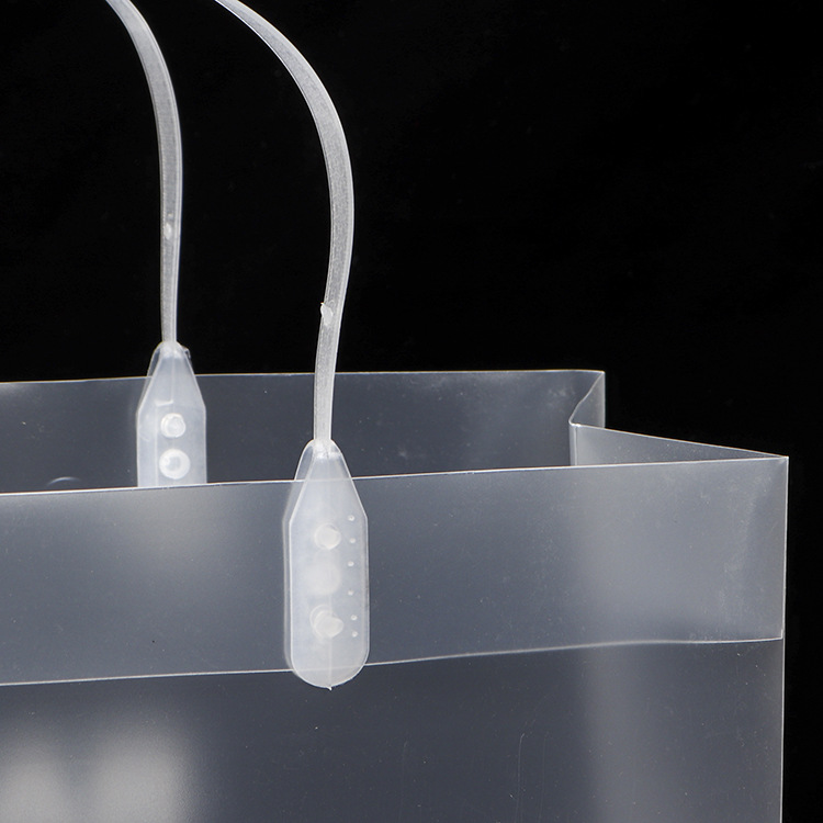 销售pp袋磨砂购物袋pvc塑料手提袋子半透明塑料礼品袋定做