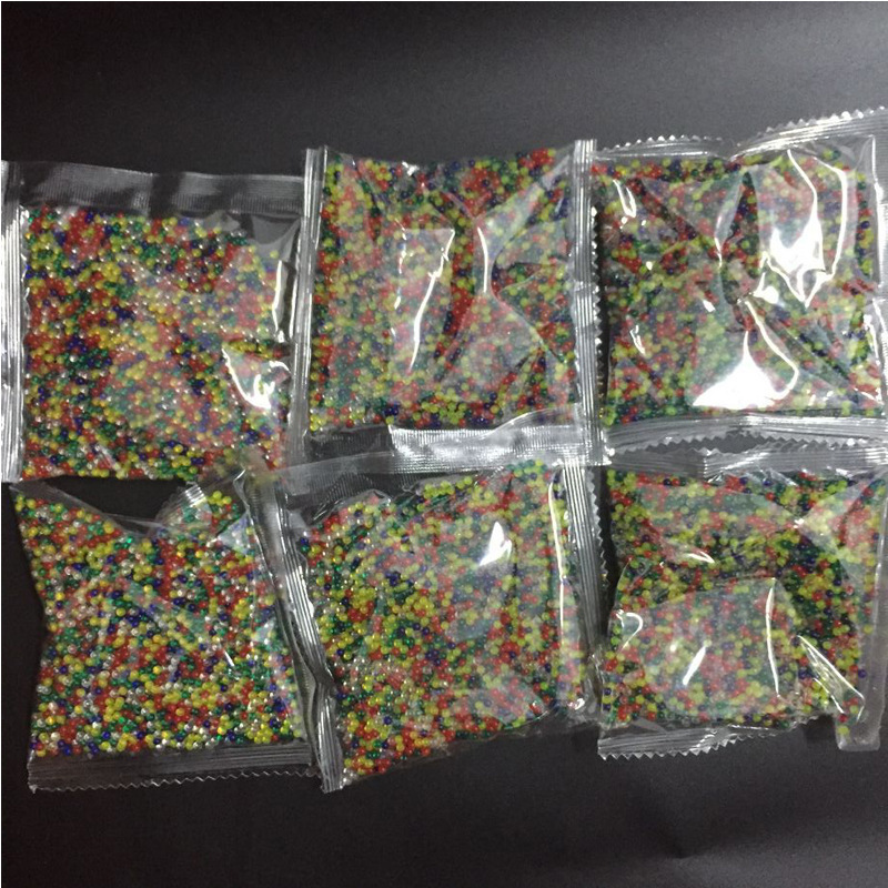 厂价直销优质水弹 11-13mm七彩 战狼玩具枪子弹水蛋一件代发
