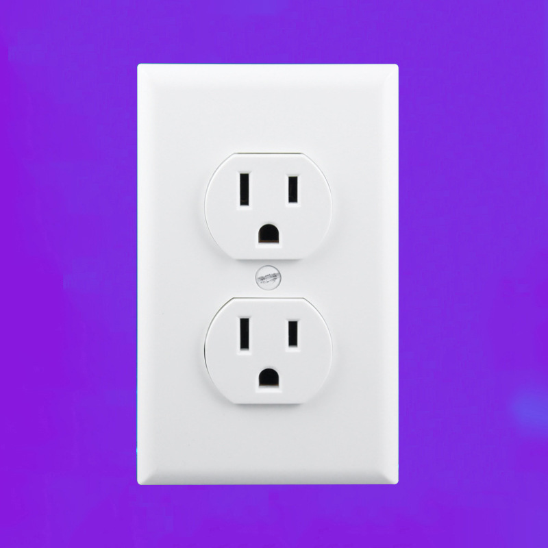 american socket插座北美pc面板美式双联nema美标美国墙壁插座