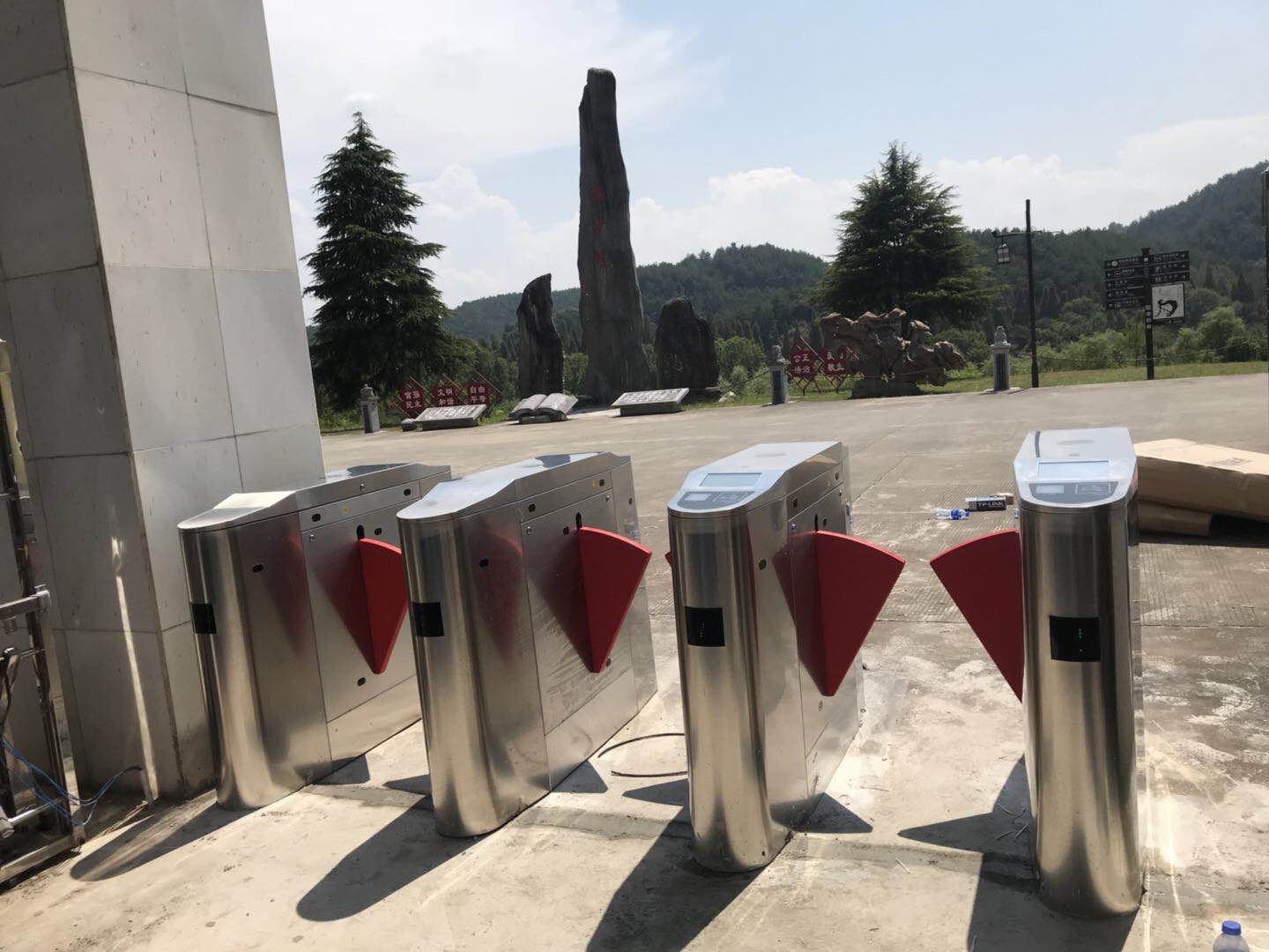 景区票务系统闸机景区扫二维码自助检票翼闸机景区门票检票闸机