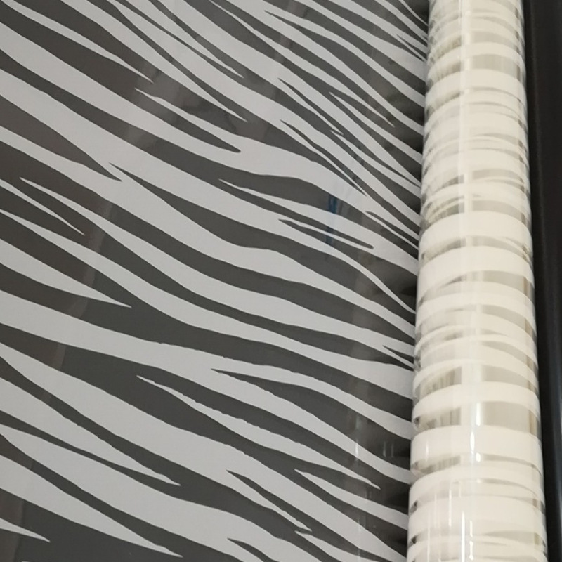条纹玻璃贴膜玻璃推拉门隔断装饰膜pet家用隔热膜批发