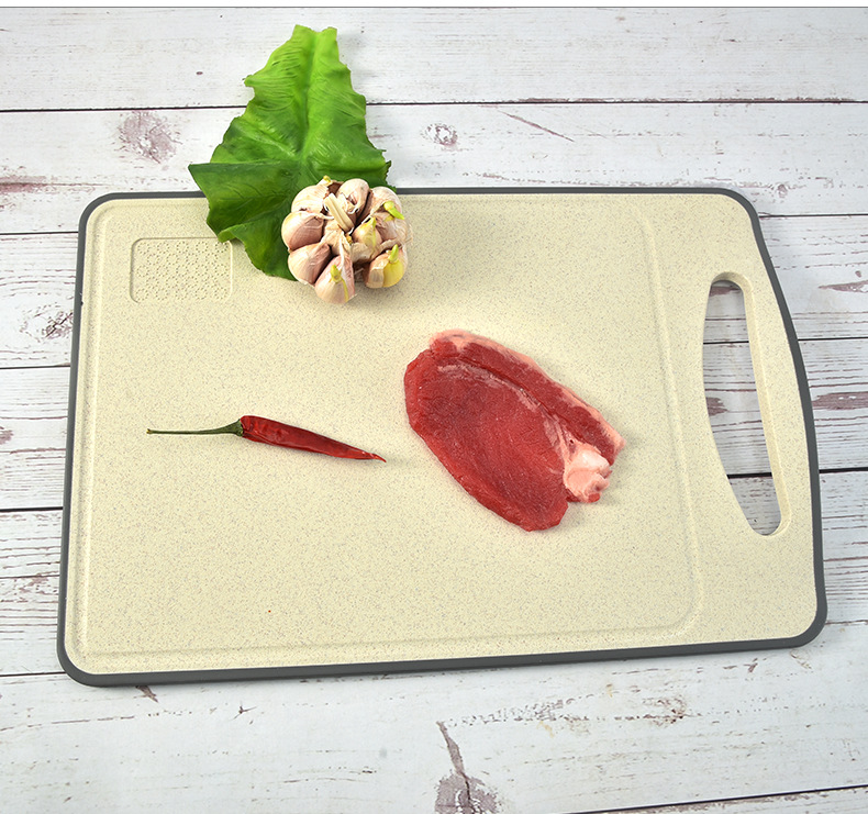 厂家直销小麦秸秆菜板方形砧板多功能切菜板水果板解冻板厨房工具