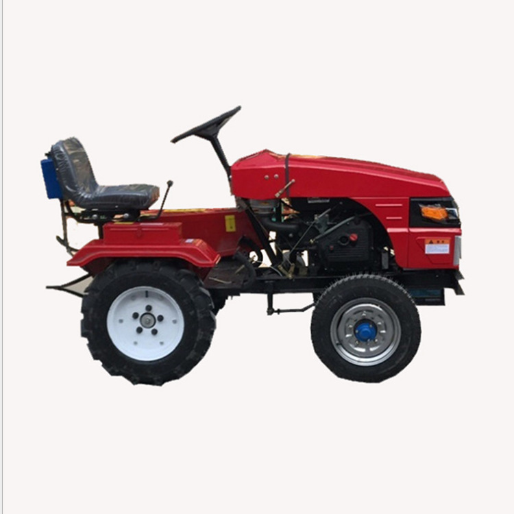广州多功能小四轮拖拉机 28马力单缸两旋耕播种收获拖拉机 小型轮式