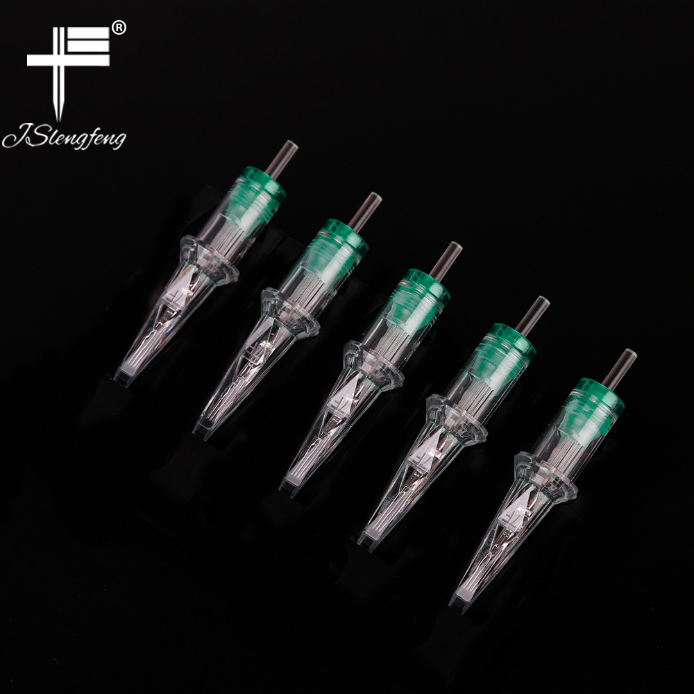 棱枫厂家直销 新款绿色纹身针 纹身一体针1207m1