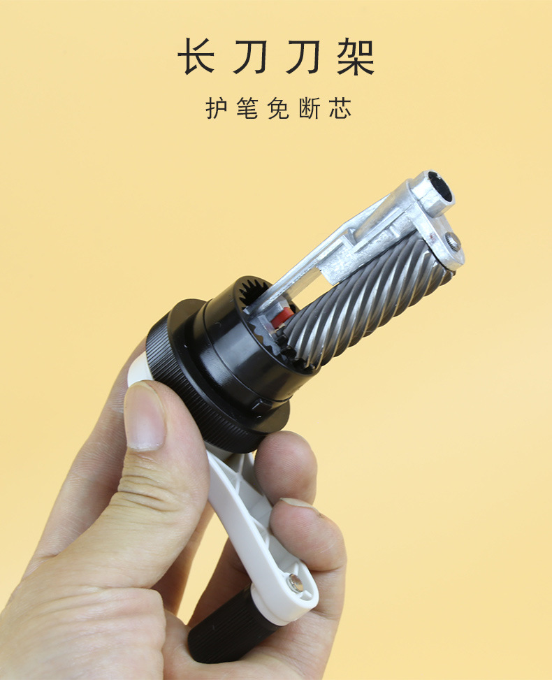 马利牌素描铅笔削笔器美术专用削笔刀炭笔长芯卷笔刀专业手摇笔刨