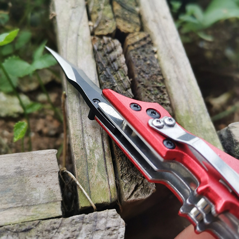 厂家直供 蝙蝠工具刀 刀具户外 折叠刀 迷你小刀 蝙蝠折刀 双开刃