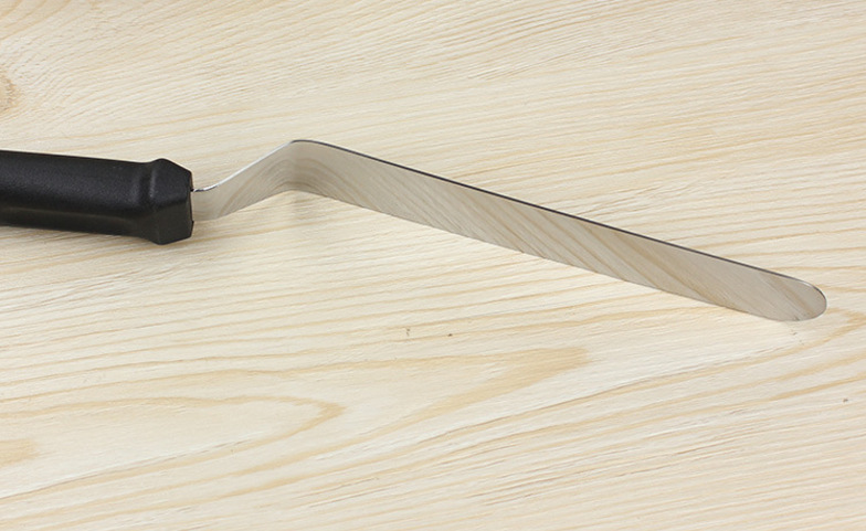 烘焙工具 l型抹刀 曲吻刀 抹刀 6/8/10寸高级不锈钢弯型刮平刀