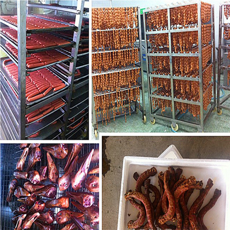 全自动腊肉烟熏炉 烤鸡烟熏炉设备 豆干烟熏炉 烤鸭烟熏炉