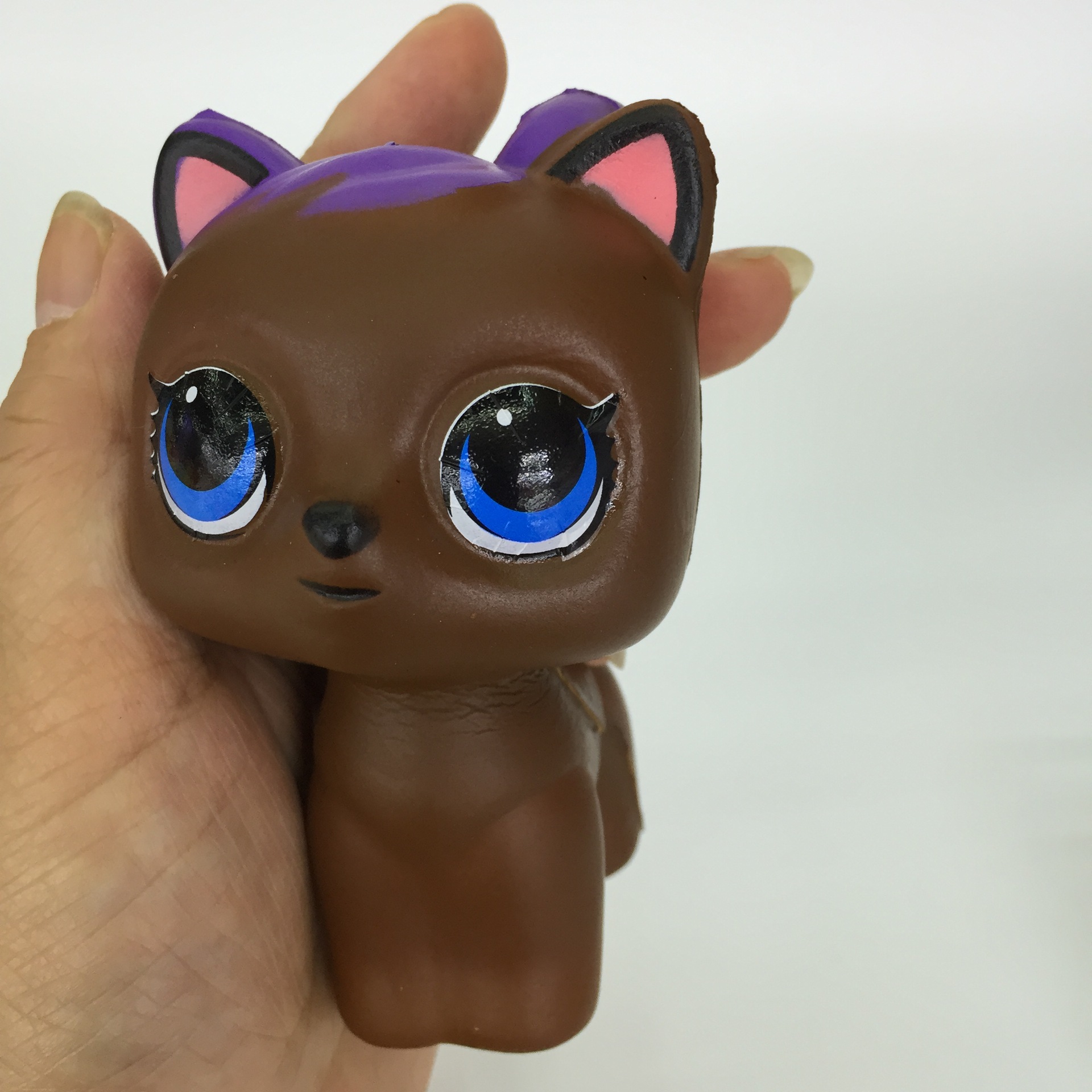 厂家直销squishy慢回弹pu减压发泄捏捏乐玩具仿真物惊喜娃娃宝贝