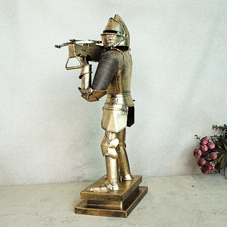 现货欧式铁血武士系列 手握长矛武器战斗到底 金属工艺品多款可选