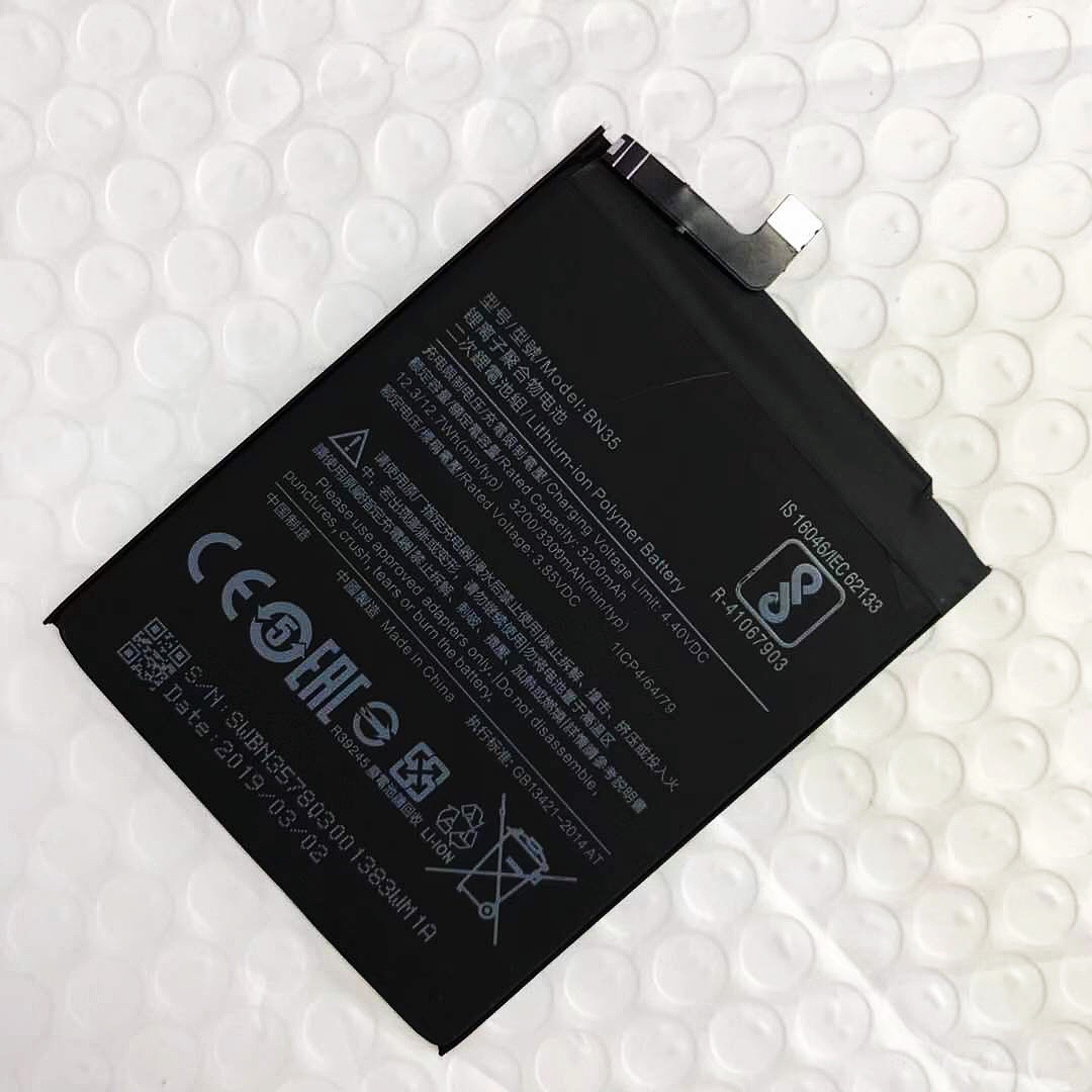 适用于小米红米5 红米5内置手机电池bn35高容量聚合物锂电池