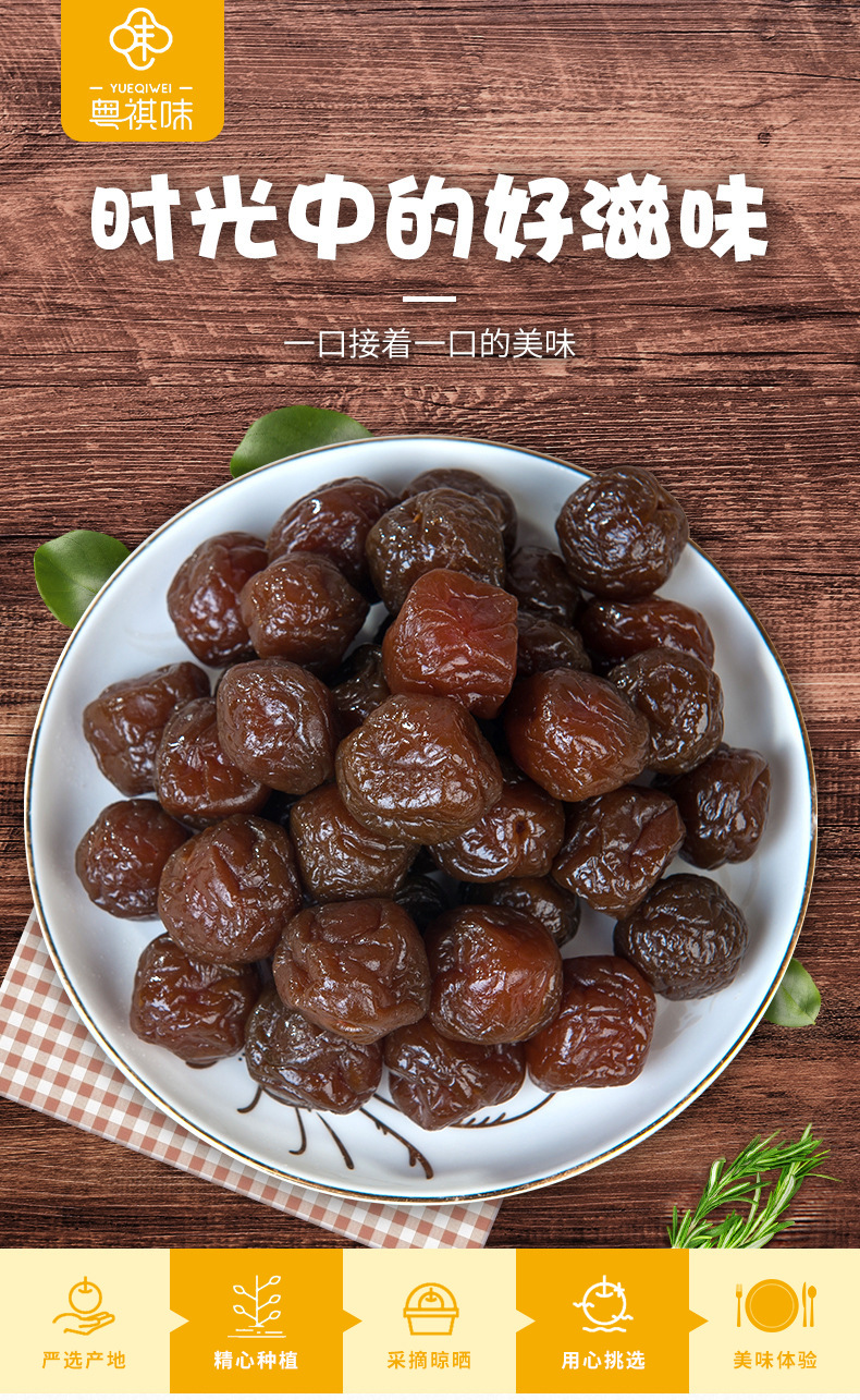 休闲食品嘉应子散装500g广式蜜饯果脯李子潮汕特产零食 厂家批发