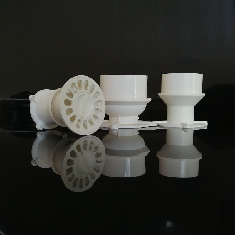 50/75/90国标预埋阳台地漏喇叭口 pvc水封防臭地漏外插防水预埋件