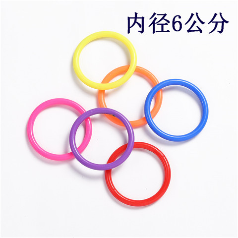 Solid Throw the Circle Plastic Ring Game Toys for Night Market Stall Plastic Ring Wholesale Factory Direct Sales