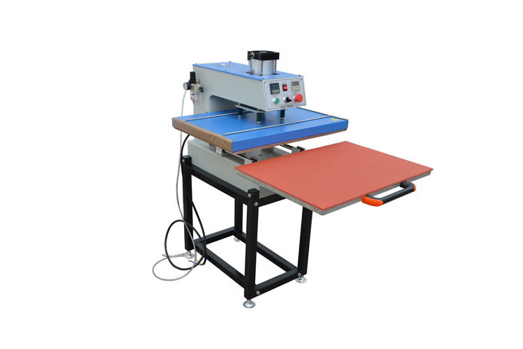 烫画机 气动单工位烫画机 气动服装抱枕烫图机50*70cm