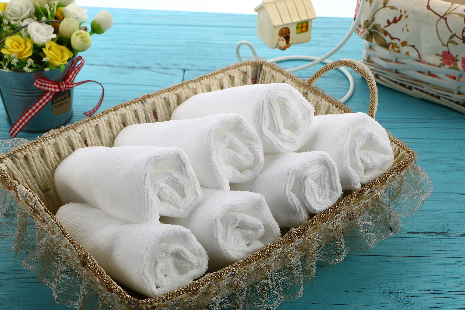 湿毛巾定做 独立包一次性餐饮酒店会议网咖竹纤维湿巾 可定制logo