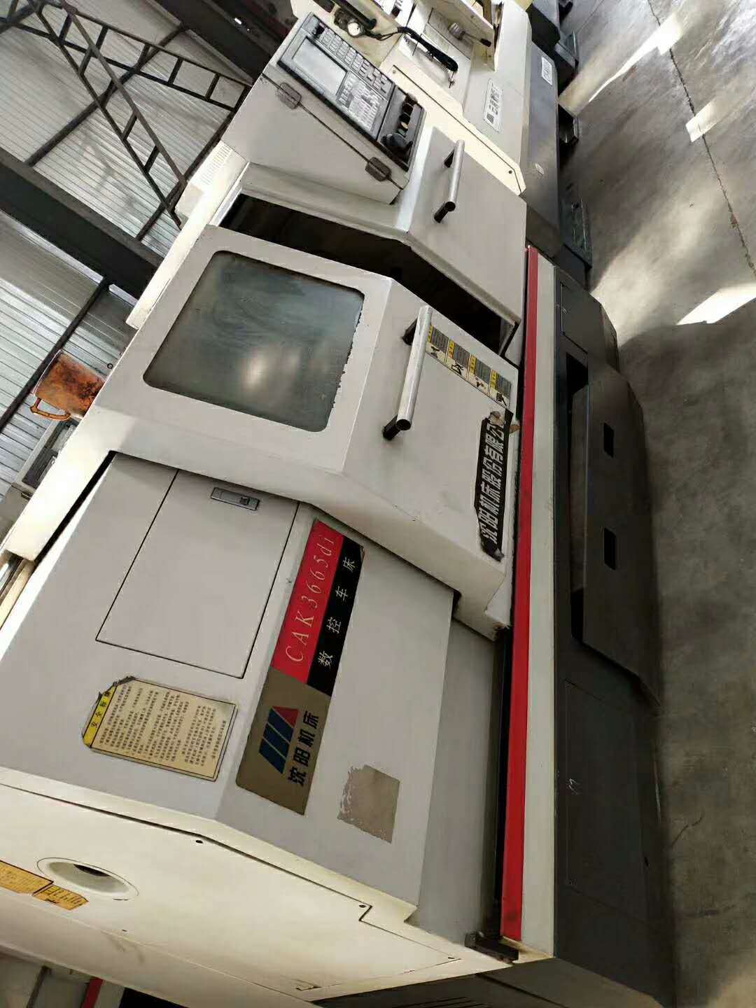 机械厂急售二手发那科系统【沈阳cak3665di数控卧式车床】