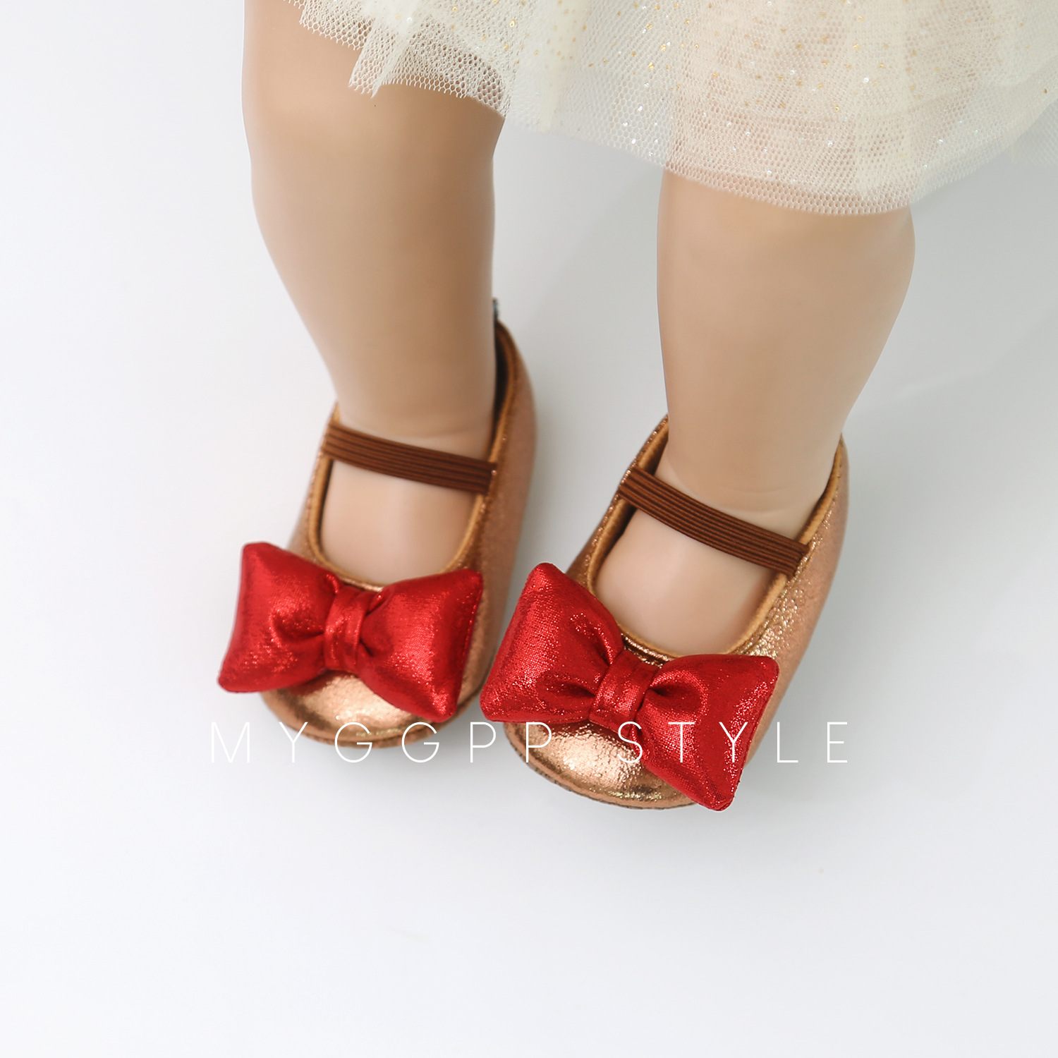 0-1 Years Old Big Bowknot Princess Shoes for Baby Soft Sole Shoes Pu Shoes Soft Bottom Toddler Shoes Baby 1819c