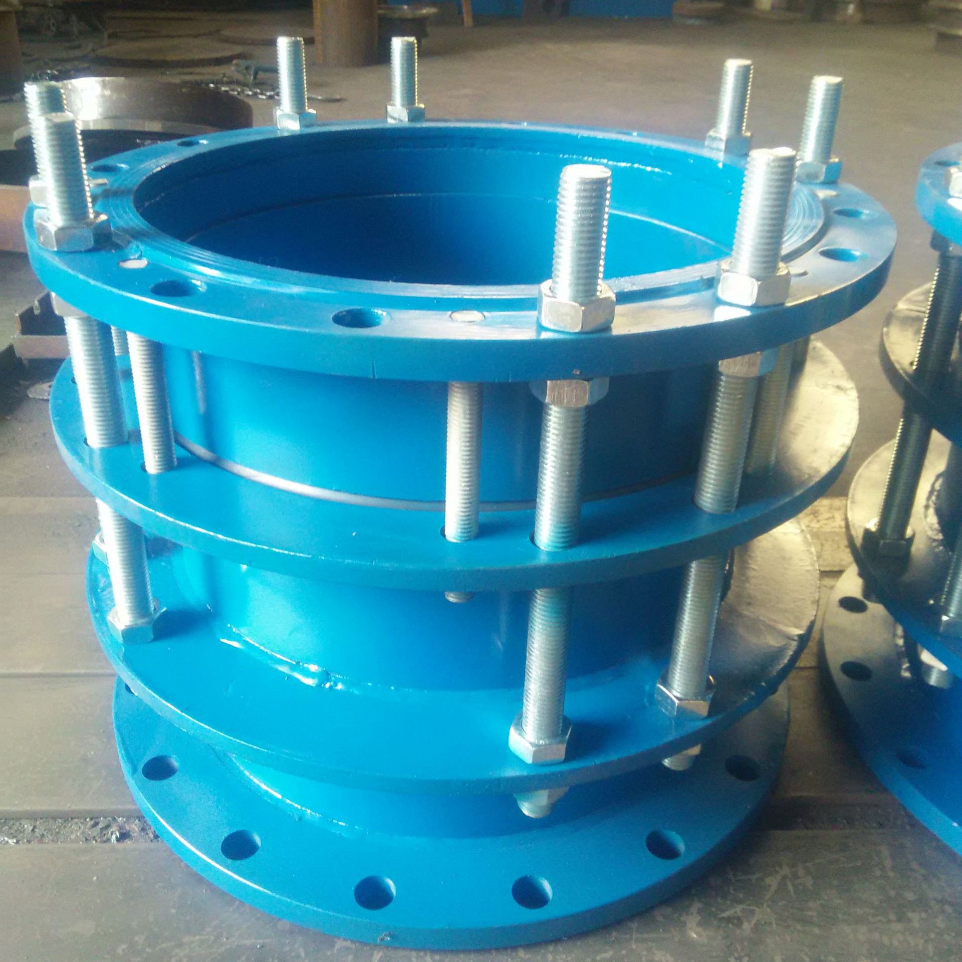 vssjafc型可拆式双法兰松套传力接头碳钢可拆卸传力伸缩器伸缩节