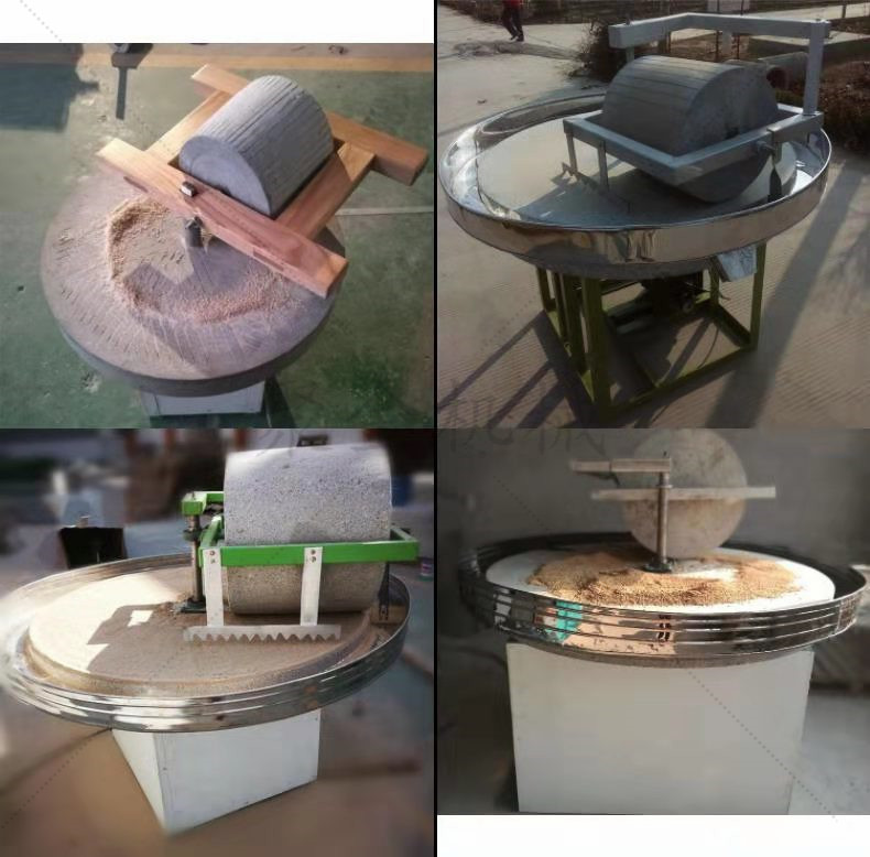 石碾的用途供应多功能双碾辊1.8米商用大型电动石碾