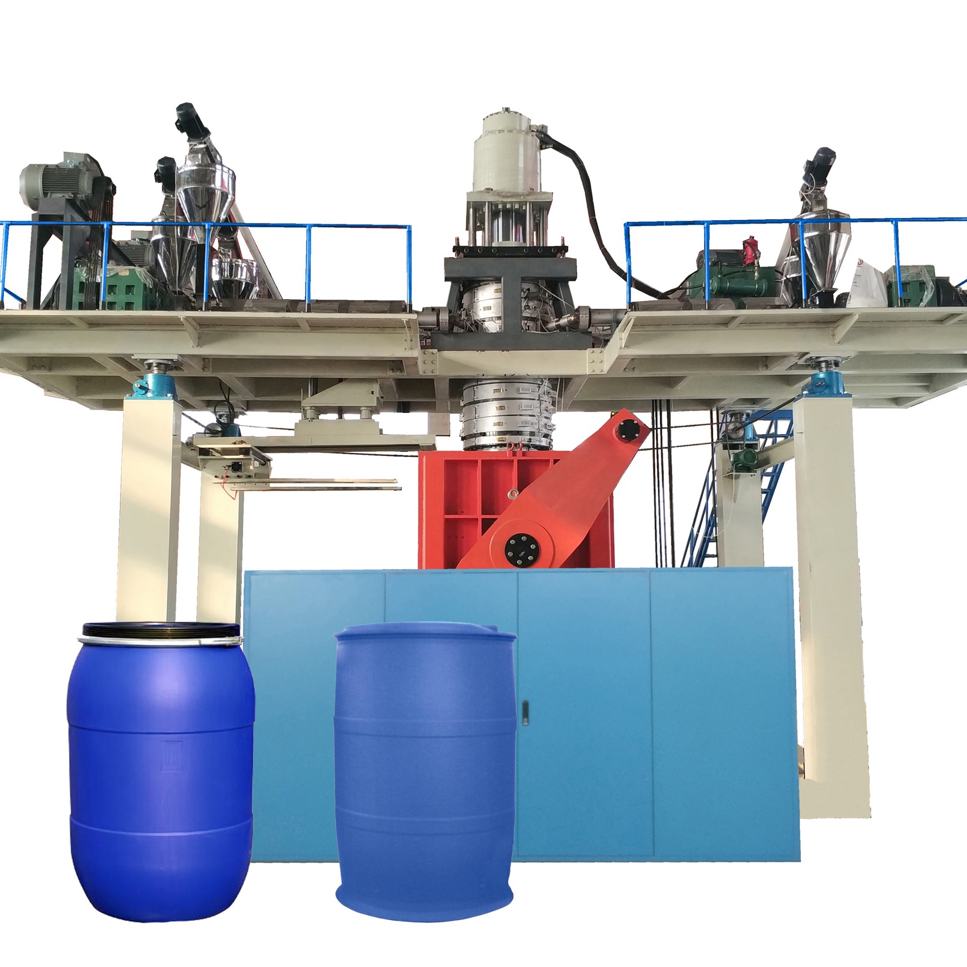 220l三层化工桶吹塑机 220升双环桶设备 200l化工桶吹塑机